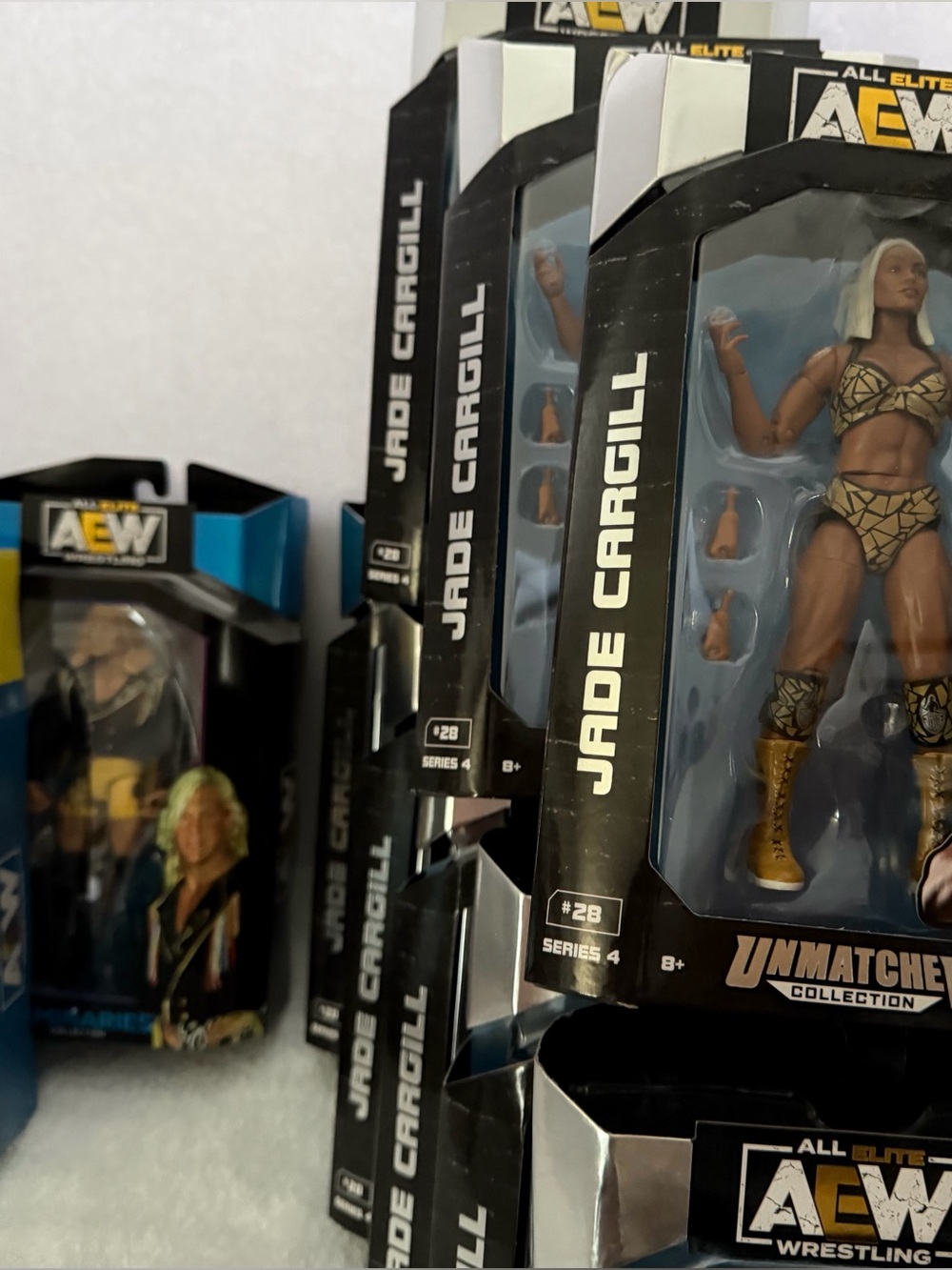 Jazwares AEW unmatched Lot of 10- 8Jade Cargill, 1Chris Jericho and 1Darby Allen